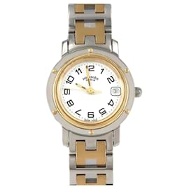 Hermès-Hermes Clipper Combi Quartz Wristwatch-Other