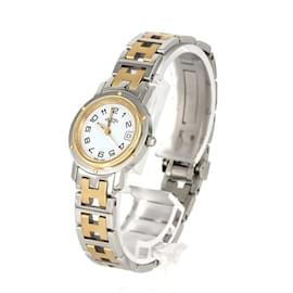 Hermès-Hermes Clipper Combi Quartz Wristwatch-Other