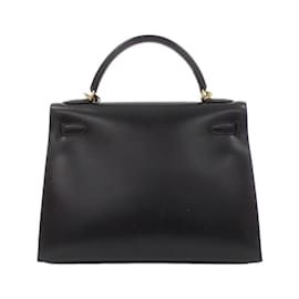 Hermès-Hermes Kelly 32cm Handbag-Black