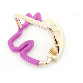Hermès-Hermes Cheval Neon Scarf Ring-Blue