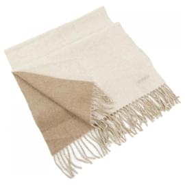 Hermès-Hermes Cashmere Stole-Beige