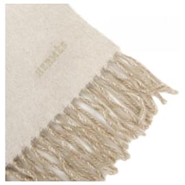 Hermès-Écharpe en cachemire Hermès-Beige