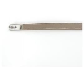 Hermès-Hermes Kelly Standard Gray Belt-Brown