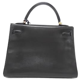 Hermès-Hermes Kelly 32cm Handbag-Black