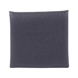 Hermès-Hermes Bastia Coin Purse in Blue Indigo-Blue