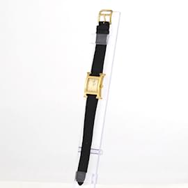 Hermès-Hermes Heure H Gold Plated Wristwatch-Other
