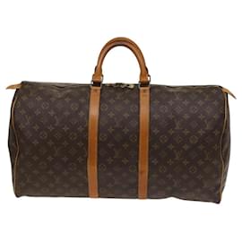 Louis Vuitton-Louis Vuitton Keepall 55-Brown