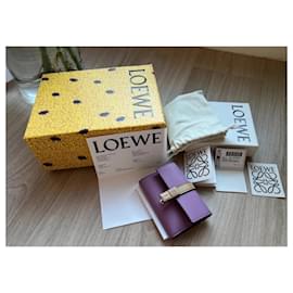 Loewe-Small vertical LOEWE wallet-Lavender