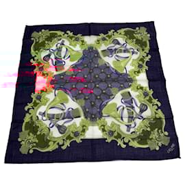 Céline-CELINE Scarves T.  Silk-Navy blue