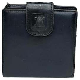 Céline-CELINE Wallets T.  Leather-Navy blue