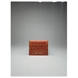 Miu Miu-MIU MIU Purses, wallets & cases T.  Leather-Orange
