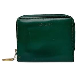 Saint Laurent-SAINT LAURENT Wallets T.  Patent leather-Green