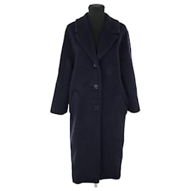 Tara Jarmon-Wool coat-Blue