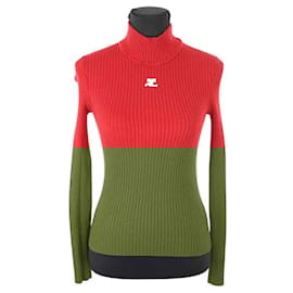Courreges-Red knitwear-Red
