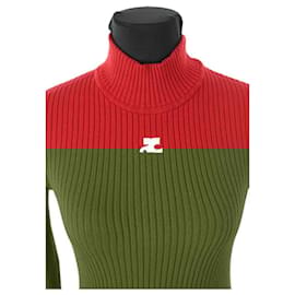 Courreges-Red knitwear-Red