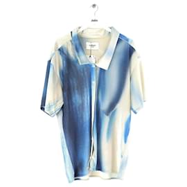 Autre Marque-Chemise en coton-Bleu