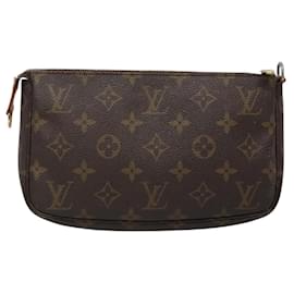 Louis Vuitton-LOUIS VUITTON Monogram Pochette Accessoires Pouch M51980 LV Auth ar13361-Monogram