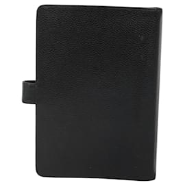 Chanel-CHANEL COCO Mark Agenda Day Planner Cover Caviar Skin Black CC Auth ar13424-Black