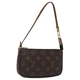 Louis Vuitton-LOUIS VUITTON Monogram Mini Pochette Accessoires Pouch M58009 LV Auth 117846-Monogram
