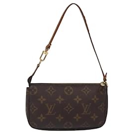 Louis Vuitton-LOUIS VUITTON Monogram Mini Pochette Accessoires Pouch M58009 LV Auth 117846-Monogram