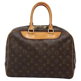 Louis Vuitton-LOUIS VUITTON Monogram Deauville Hand Bag M47270 LV Auth 118115-Monogram