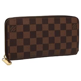 Louis Vuitton-LOUIS VUITTON Damier Ebene Zippy Wallet Long Wallet N41661 LV Auth 117272-Other