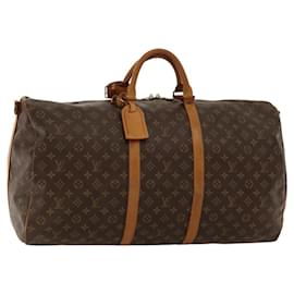 Louis Vuitton-LOUIS VUITTON Monogram Keepall Bandouliere 60 Boston Bag M41412 LV Auth yk17813-Monogram