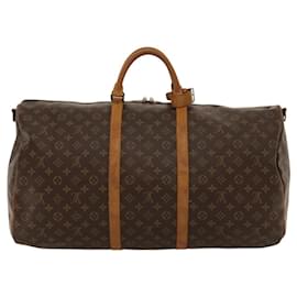 Louis Vuitton-LOUIS VUITTON Monogram Keepall Bandouliere 60 Boston Bag M41412 LV Auth yk17813-Monogram