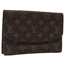 Louis Vuitton-LOUIS VUITTON Monogram Pochette Rabat 20 Clutch Bag M51935 LV Auth 116574-Monogram