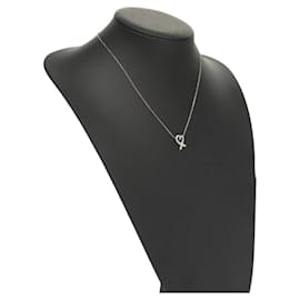Autre Marque-TIFFANY&Co. Loving Heart Necklace Ag925 Silver Auth 117658-Silvery