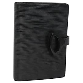 Louis Vuitton-LOUIS VUITTON Epi Z Agenda PM Day Planner Cover Black R20092 LV Auth BA1199-Black