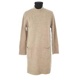 Gerard Darel Vestido de lã de camelo Camelo