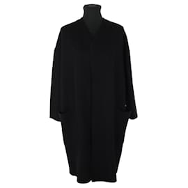 Maje-Wool coat-Black