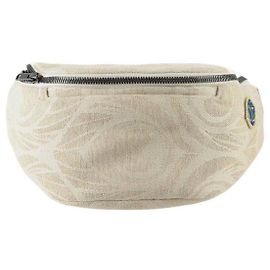 Autre Marque Riñonera de algodón beige Beige
