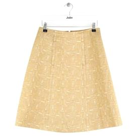 Chloé-Silk skirt-Golden