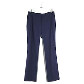 Prada-Straight wool trousers-Blue