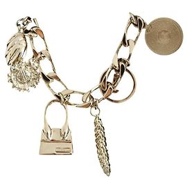 Jacquemus Pulsera dorada Dorado