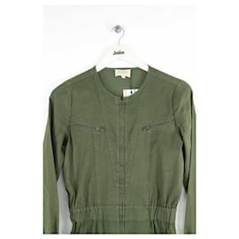 SéZane-Cotton jumpsuit-Khaki
