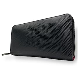 Louis Vuitton-Louis Vuitton Epi Zippy Wallet-Black,Pink