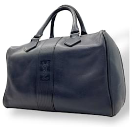 Yves Saint Laurent-Yves Saint Laurent Mini Boston Bag-Navy blue