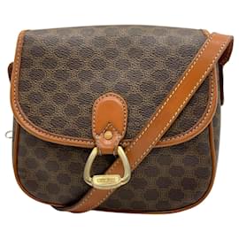 Céline-Celine Brown Shoulder Bag-Brown
