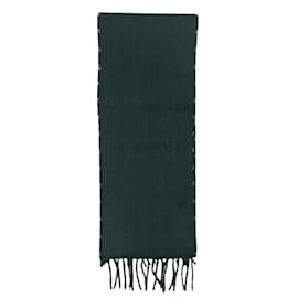 Gucci-Gucci Brown Green Multicolor Wool Stole-Brown,Multiple colors,Green