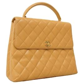 Chanel-Chanel Matelasse Handbag in Beige-Beige