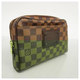 Louis Vuitton-Sac à taille Louis Vuitton Damier Ebene-Damier ebène