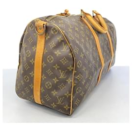 Louis Vuitton-Louis Vuitton Monogram Keepall Bandouliere 50-Brown