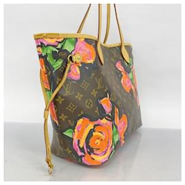 Louis Vuitton-Louis Vuitton Monogram Rose Neverfull MM Tote Bag-Brown