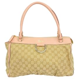 Gucci-Gucci Tote Bag GG Canvas Abby-Brown,Pink