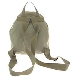 Prada-Prada Tessuto Triangle Logo Plate Rucksack-Grey