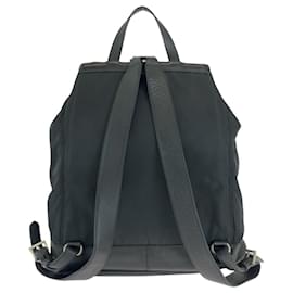 Prada-Prada Tessuto Black Nylon Rucksack-Black