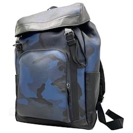 Coach-Sac à dos Henry F55960 de COACH-Noir,Bleu Marine
